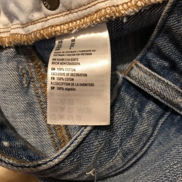 ⭐️ AEO Denim Distressed Skirt - Picture 6 of 7